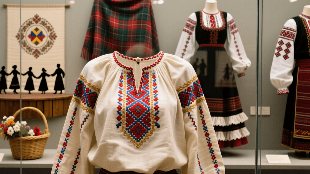 Romanian Ia Blouse Embroidery Stitches And Regional Motifs