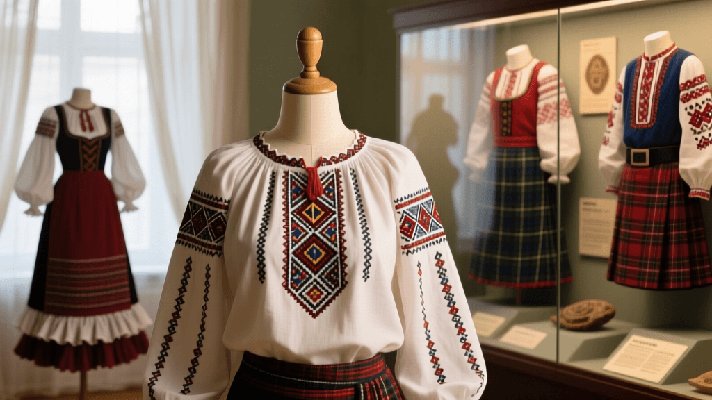 Romanian Ia Blouse Needlework Techniques And Geography