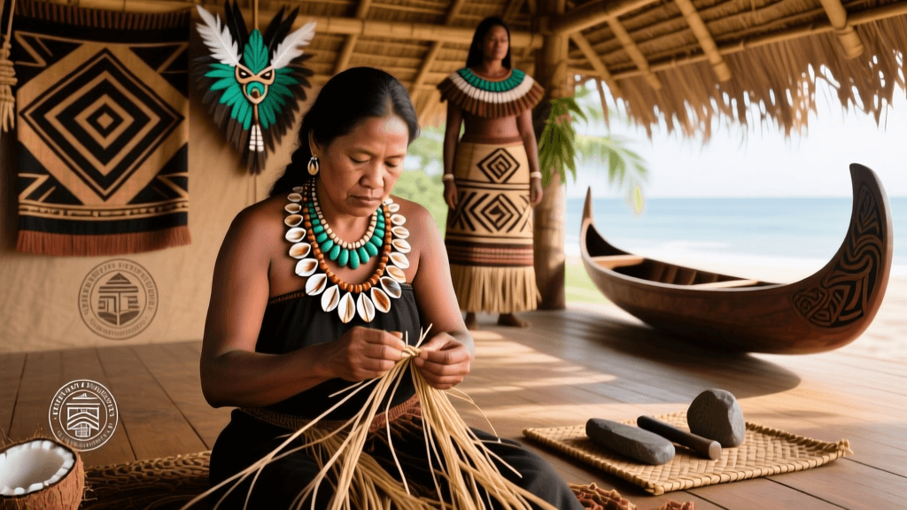Solomon Islands Shell Money Necklace Making And Trade Significance