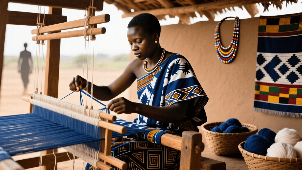 Yoruba Aso Oke Weaving Loom Tension And Yarn Prep Guide