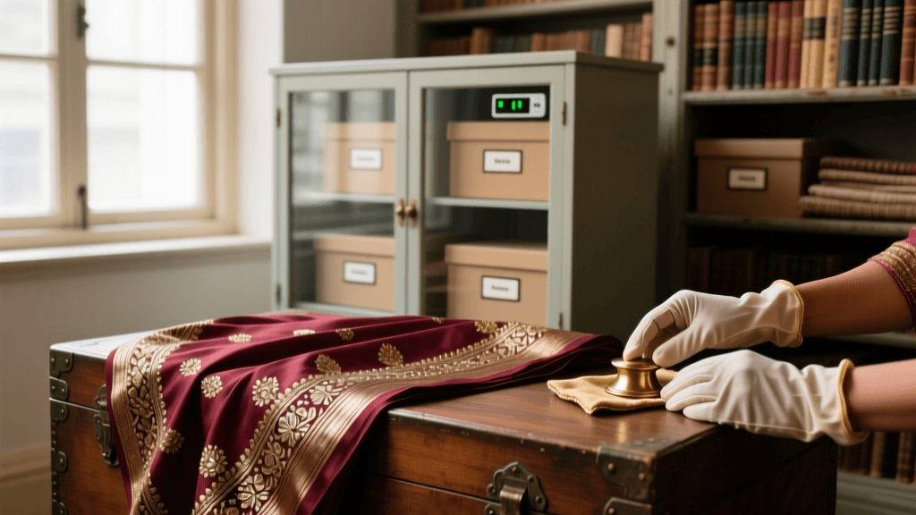 Heirloom Banarasi Sari Care: Zari Restoration & Storage 2026