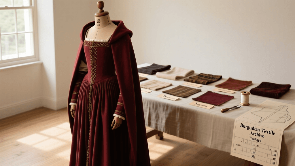 15th-Century Burgundian Houppelande Reconstruction Guide 2026