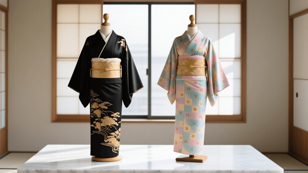 Ceremonial vs Everyday Kimono: Tomesode & Komon in 2026