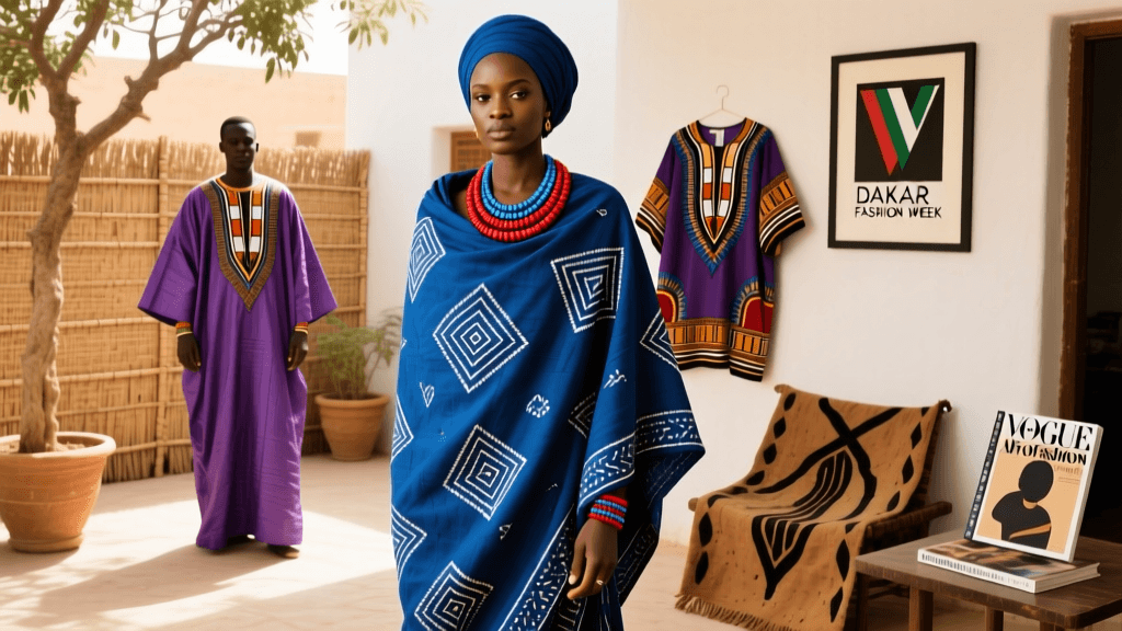 Senegalese Foulard Printing Methods And Symbolic Color Meanings