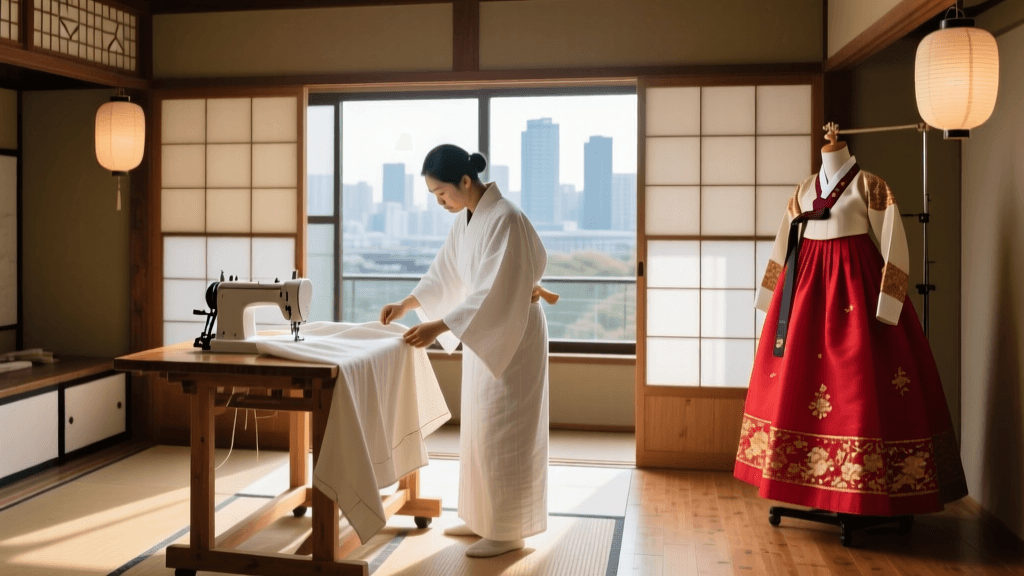 Best Kyoto Wasai & Seoul Hanbok Sewing Workshops 2026