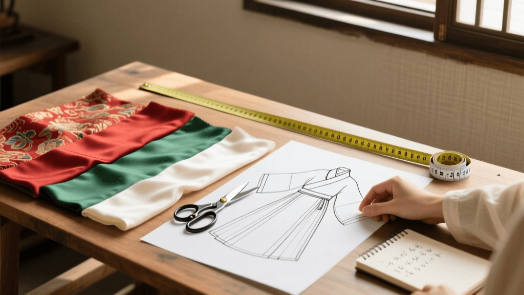 DIY Hanfu Sewing: Fabric Selection & Pattern Guide