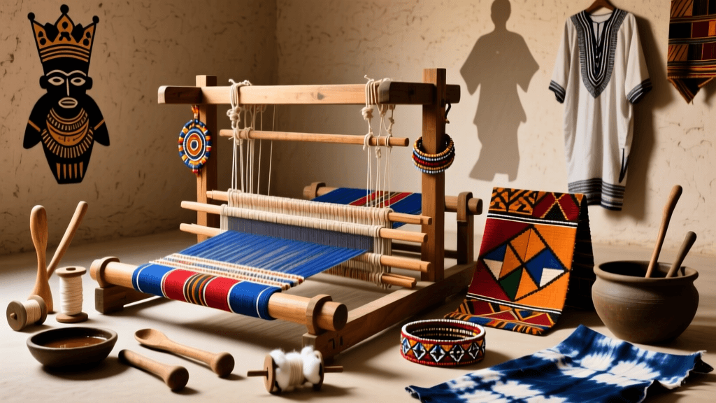 Nigerian Aso Oke Weaving Tools And Pattern Meanings