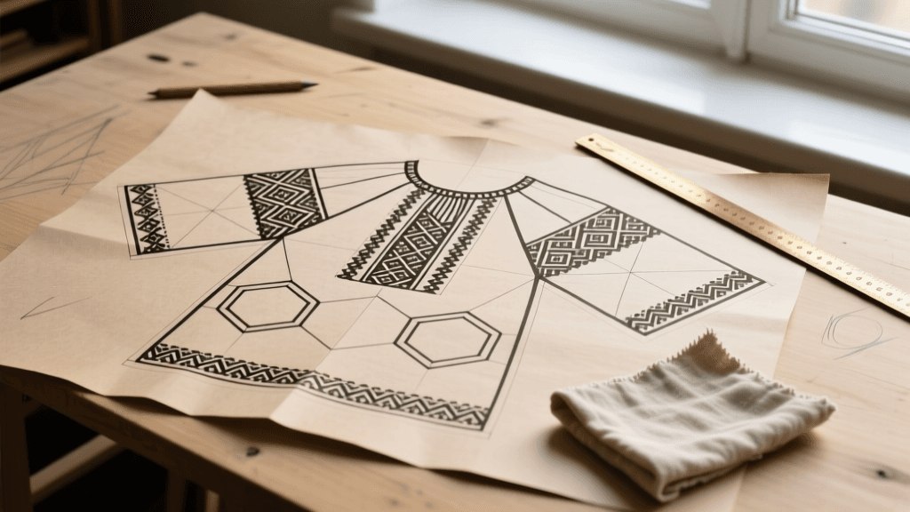 Drafting the Traditional Romanian Cămașă: Zero-Waste Patterns 2026