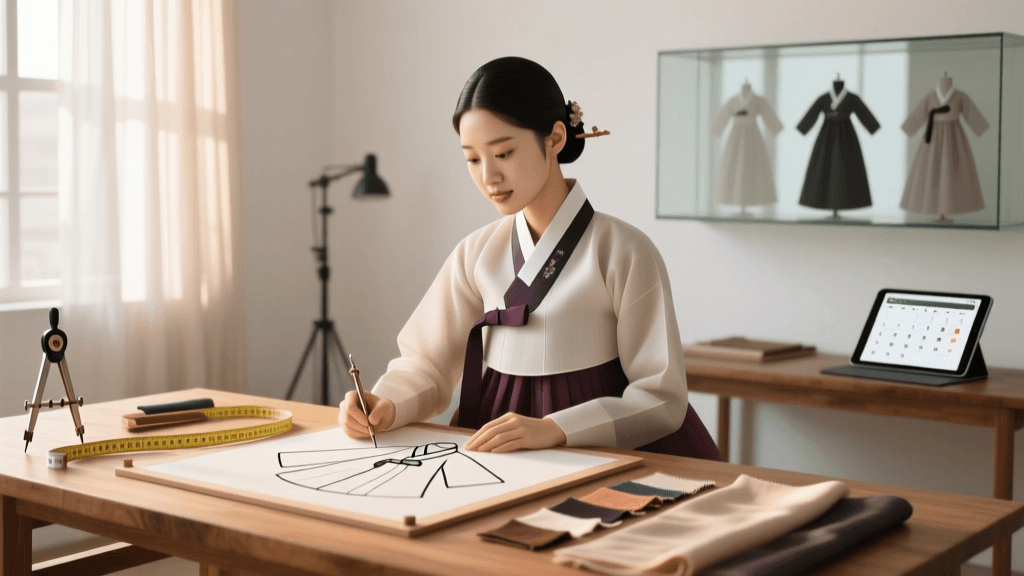 2026 Seoul Hanbok Workshops: Jeogori Drafting & Sewing