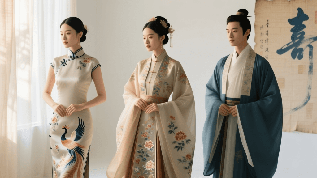 Chinese Wedding Attire Guide: Qipao, Qungua, and Hanfu Explained