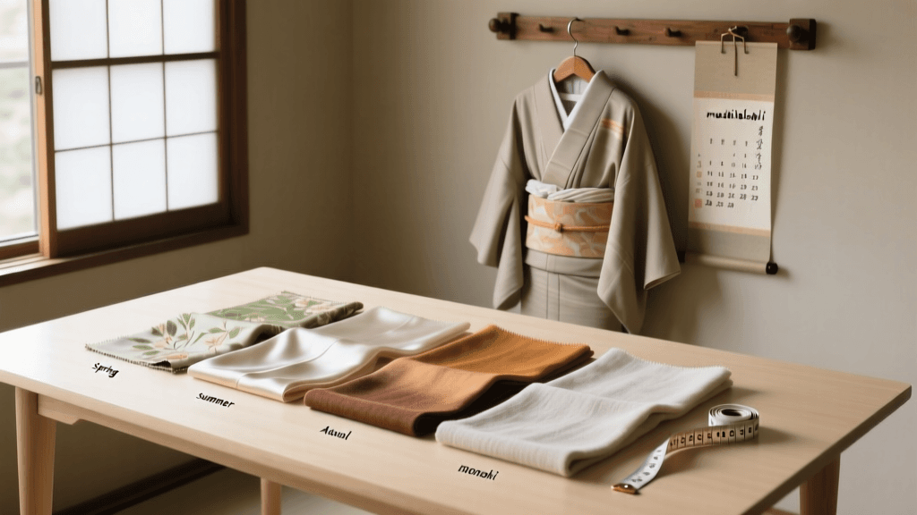 The Kimono Care Calendar: Fabric Weight and Seasonal Storage