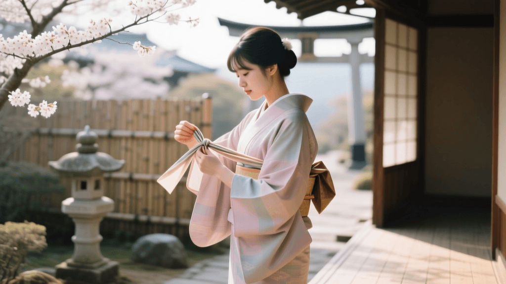 Master the Bunko Obi Knot: A Step-by-Step Kimono Guide