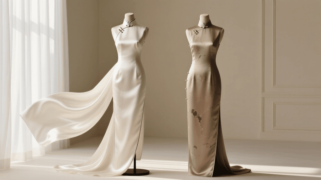 Mulberry vs Peace Silk for Cheongsam Tailoring in 2026