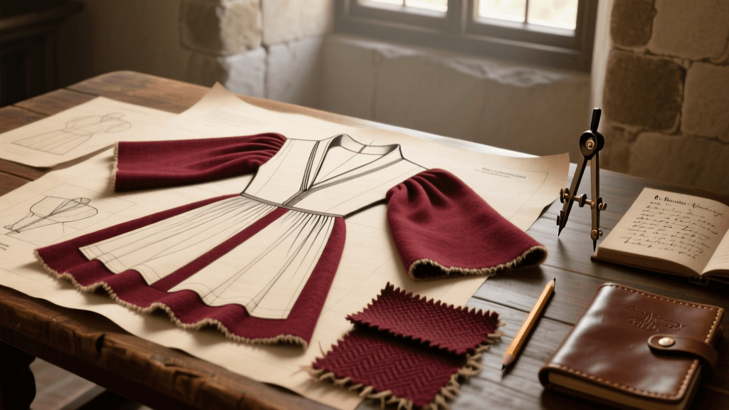15th-Century Burgundian Houppelande Guide: Sourcing & Sewing in 2026