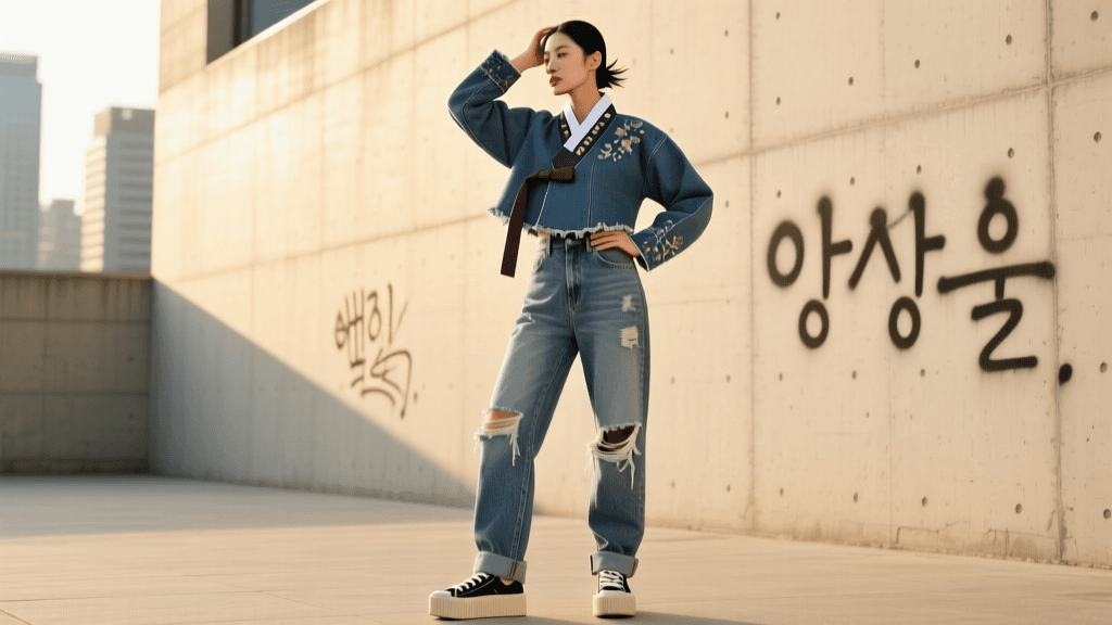 Modern Hanbok Streetwear 2026: Styling Jeogori & Denim
