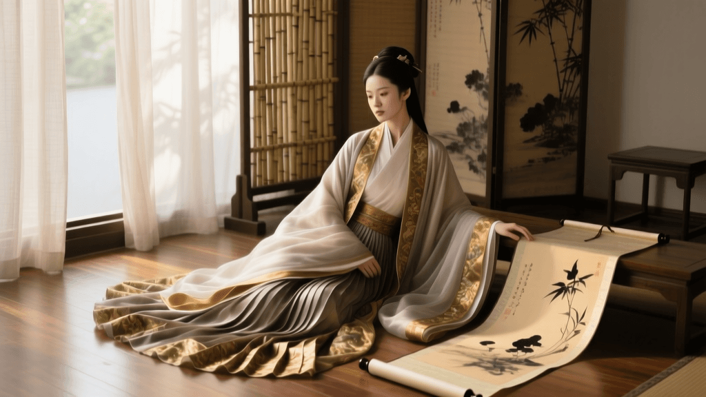 Hanfu in Chinese Scroll Art: A Historical Fashion Guide
