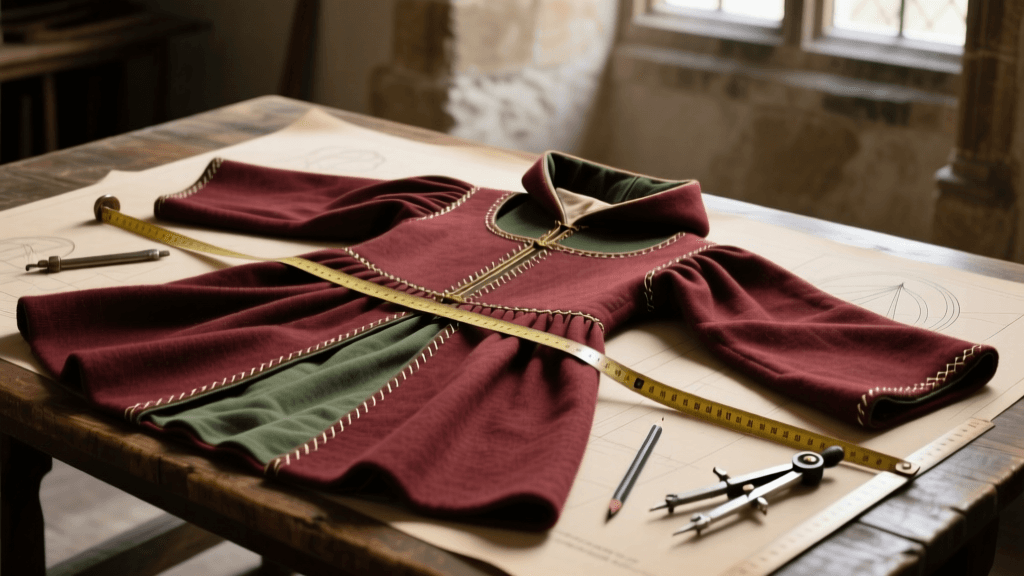 2026 Guide to Drafting a 15th-Century Burgundian Houppelande