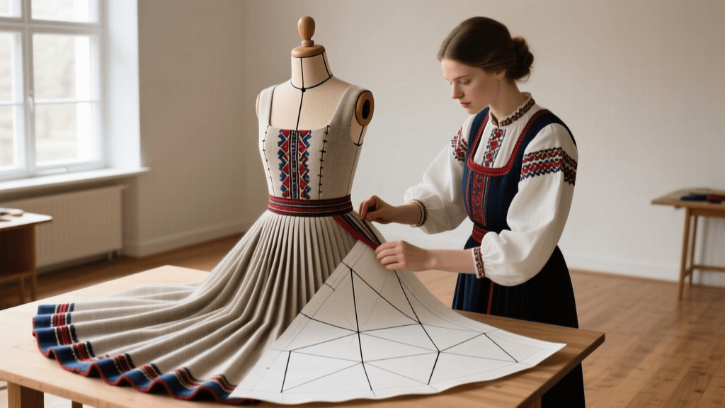 Swedish Dalarna Folk Dress Bodice Construction 2026