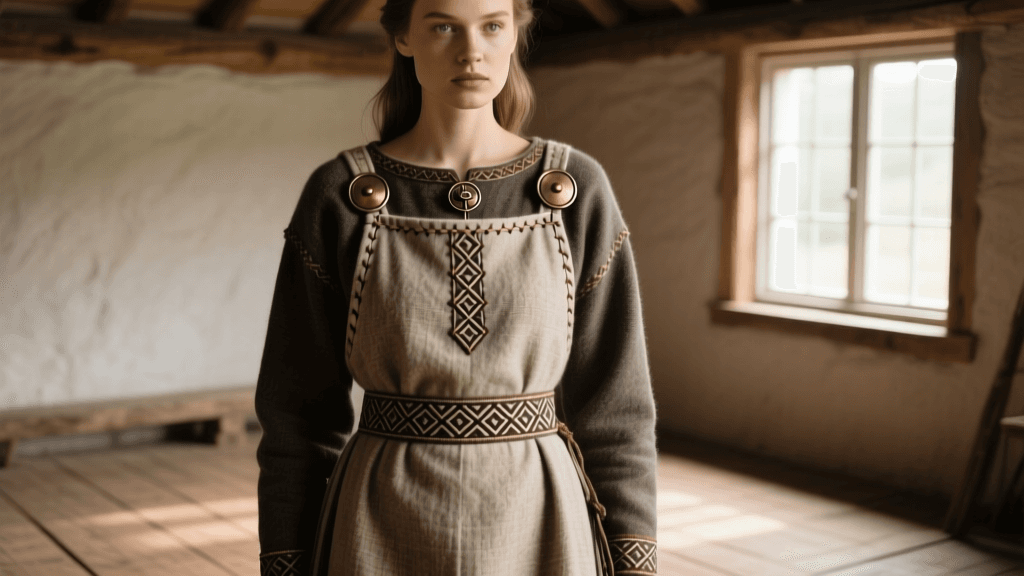 Authentic Viking Smokkr Apron Dress Construction 2026
