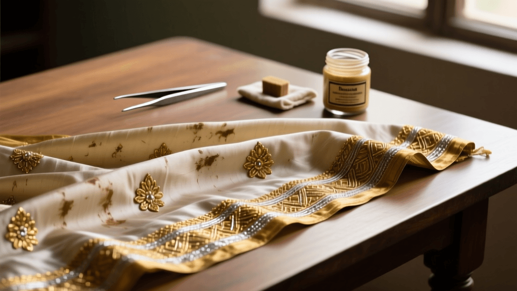 Restoring Banarasi Silk Sari Zari Tarnish Guide 2026