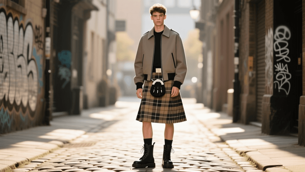 Harris Tweed Kilt Modern Streetwear Styling Guide 2026