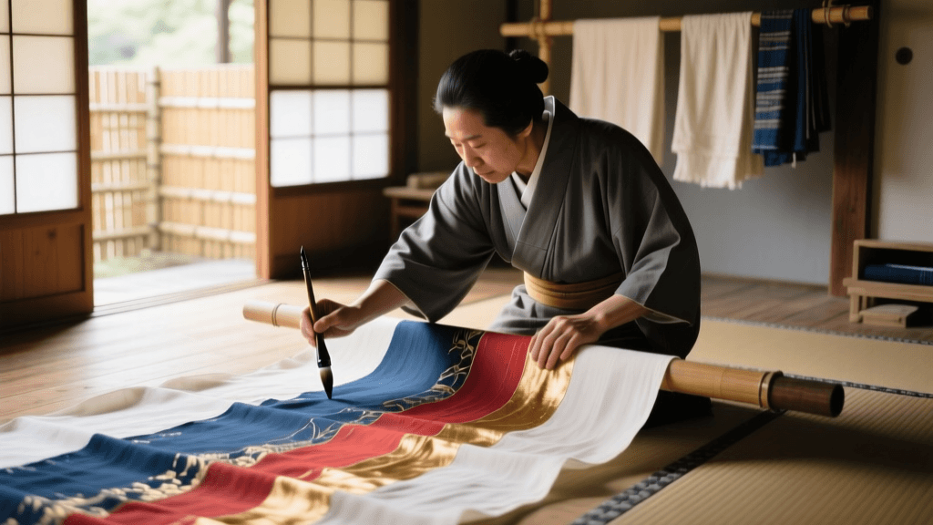 Mastering Yuzen Dyeing: Japan's Artisan Silk Workshops