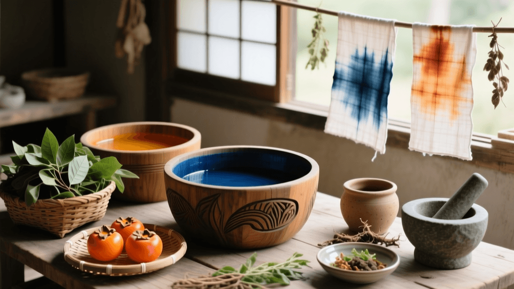 Sustainable Japanese Natural Dye Plants & Eco Methods 2026