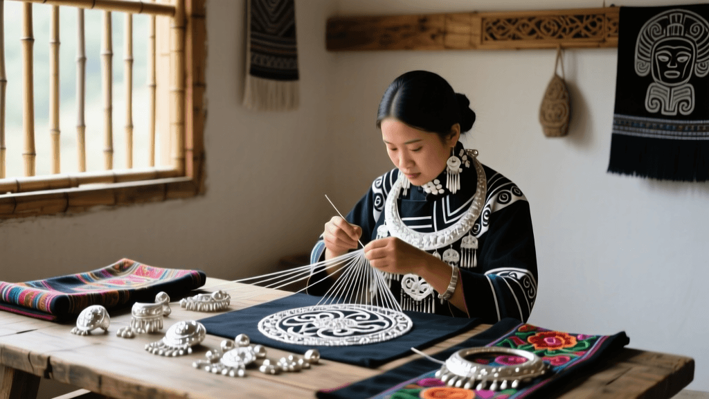 Miao Silver Jewelry & Embroidery: A Collector's Guide