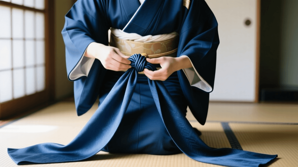 Master the Otaiko Knot: Step-by-Step Obi Tying Guide