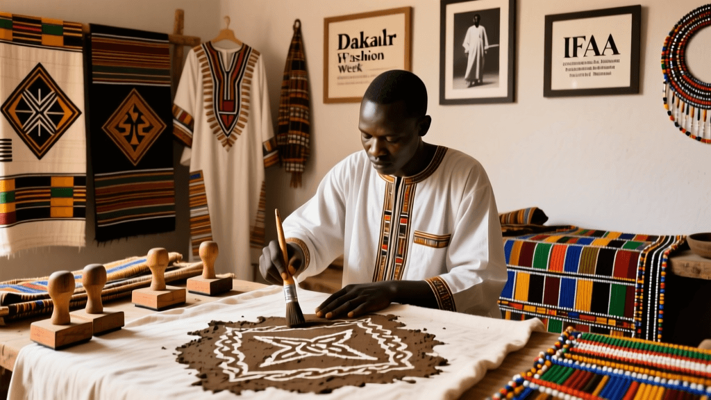 Bogolanfini Mud Cloth Production Steps Mali