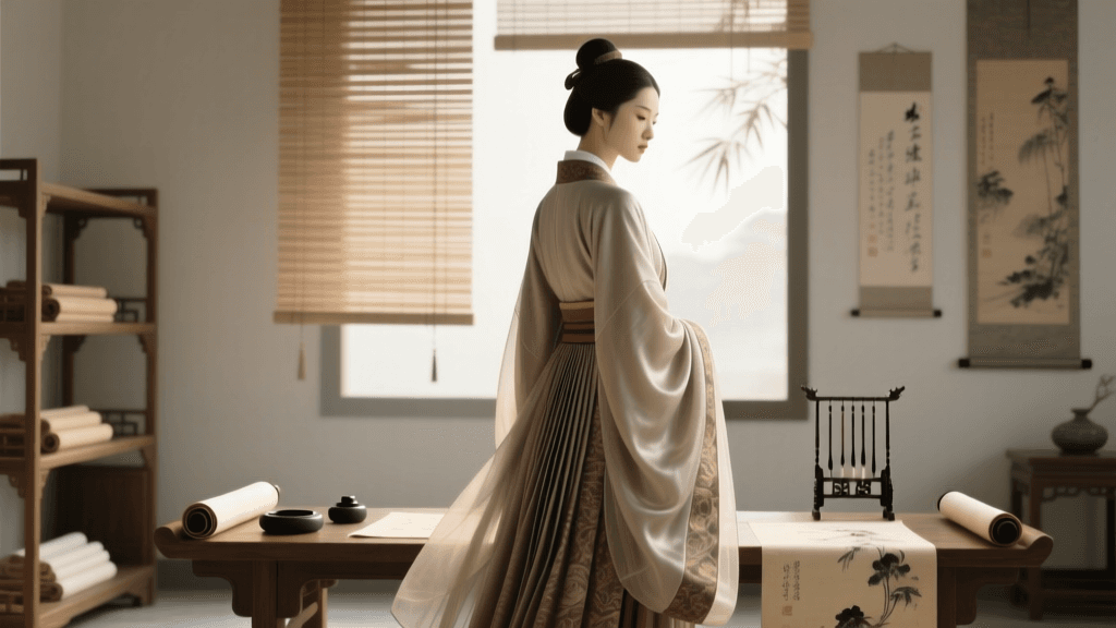Decoding Hanfu History Through Classic Chinese Scroll Art