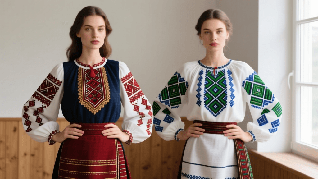 Carpathian Folk Dress 2026: Romanian Ie And Ukrainian Vyshyvanka