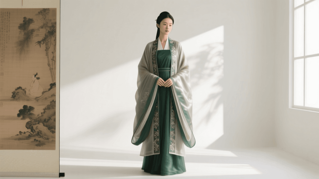 Decoding Hanfu Styles in Classic Chinese Scroll Art