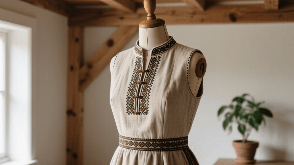 Norwegian Bunad Bodice Tailoring & Linen Gussets 2026