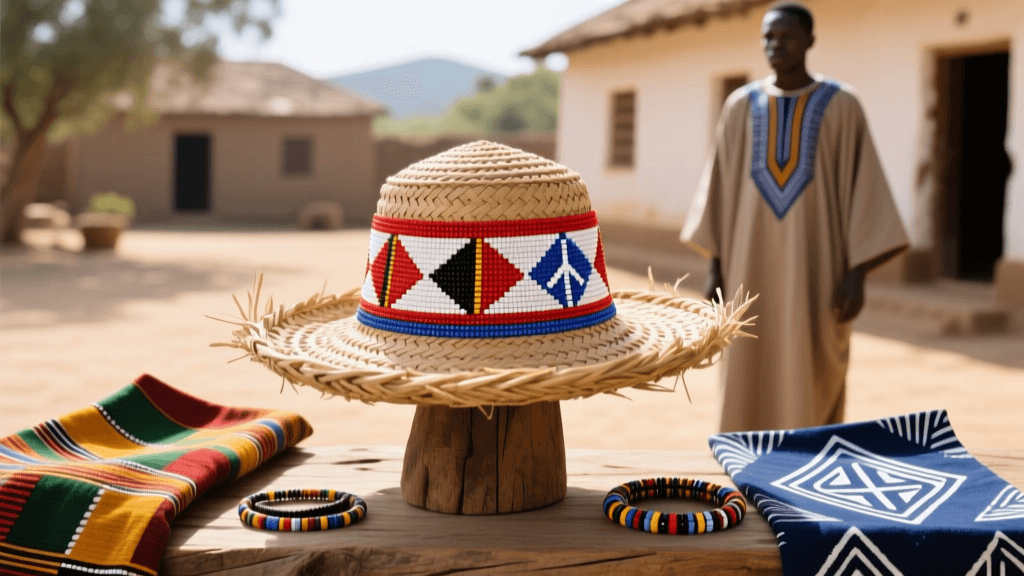 Zulu Isicholo Hat Making From Grass And Beadwork Integration