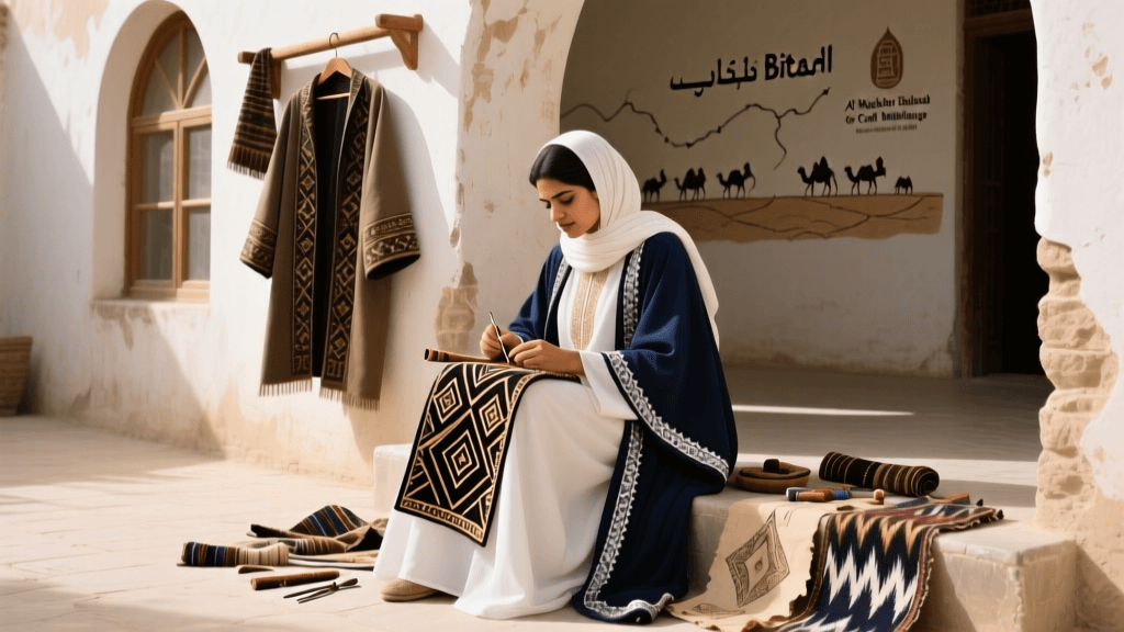 Yemeni Bitar Embroidery And Geometric Grid Construction Methods