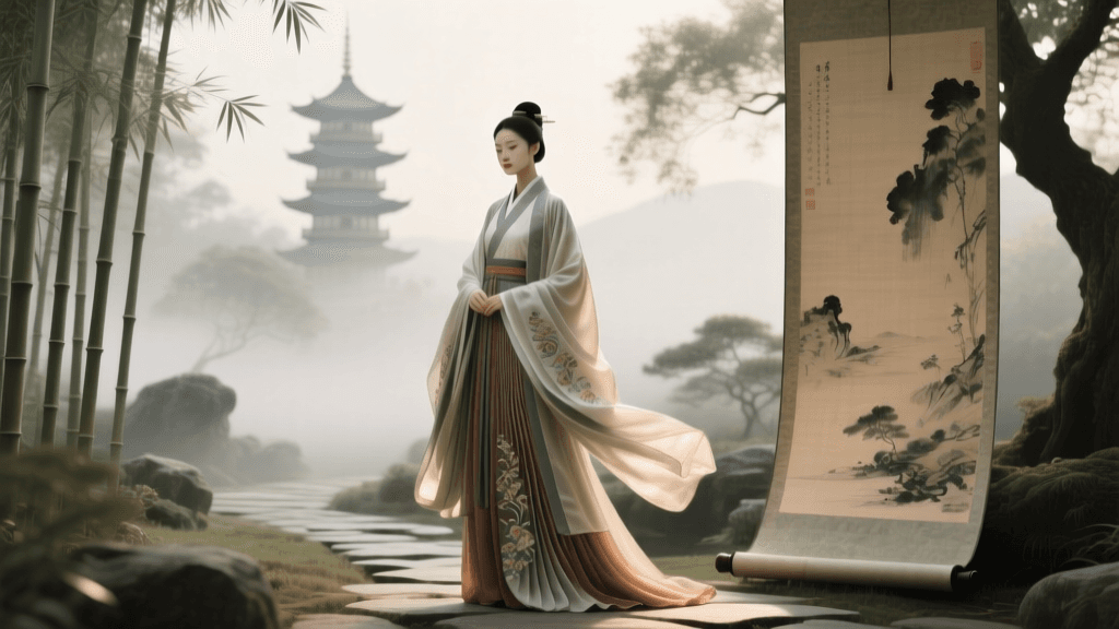 Decoding Hanfu Garments in Classical Chinese Scroll Paintings