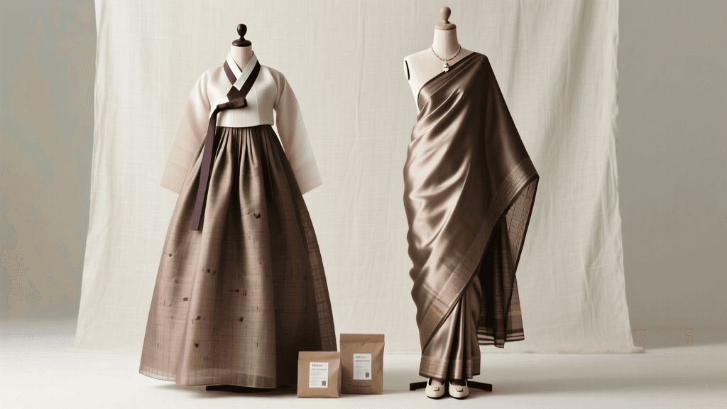 Sustainable Tussar vs Mulberry Silk for Hanbok and Sari in 2026