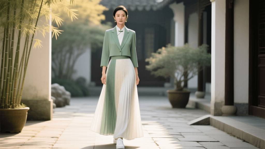 Modern Mamianqun Styling: Fusion Hanfu For Everyday Wear