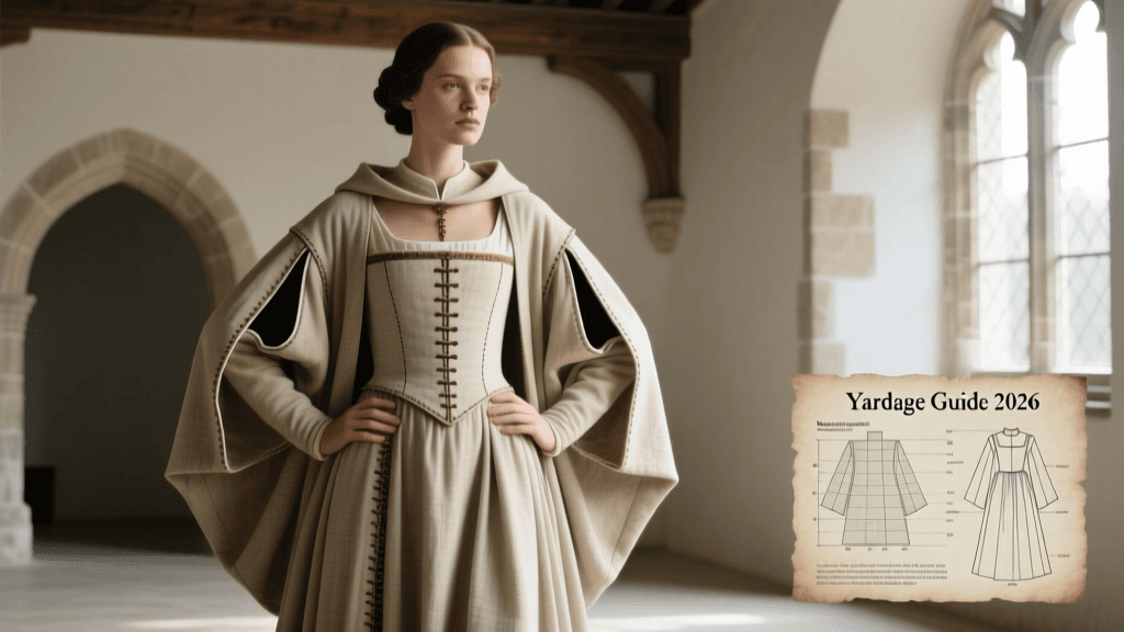 Renaissance Burgundian Houppelande Tailoring Guide 2026