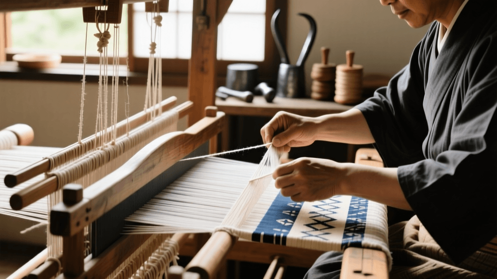 Japanese Jibata Looms & Kasuri Weaving Methods in 2026