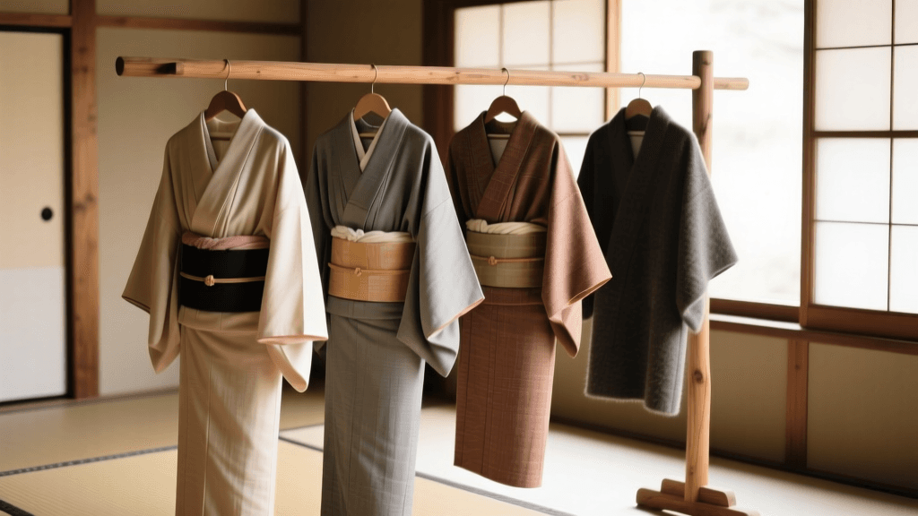 Japanese Kimono Textile Weight and Fabric Care Calendar