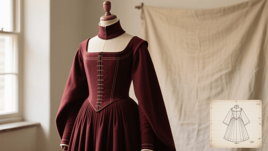 Drafting a 15th-Century Burgundian Kirtle: 2026 Maker's Guide