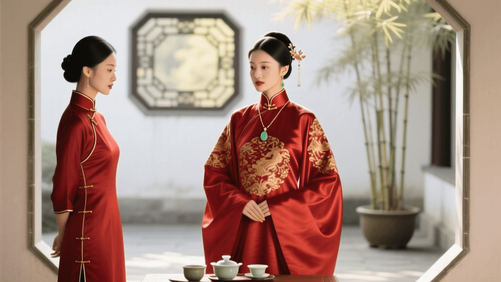 Traditional Chinese Wedding Attire: Qun Kwa vs Xiu He Fu