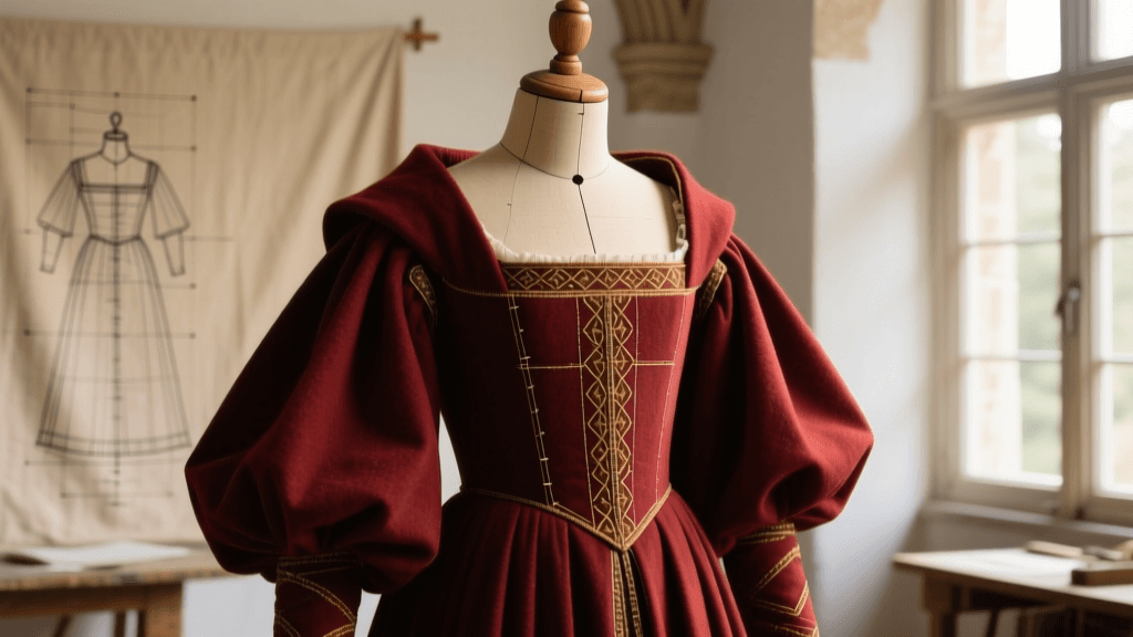 15th-Century Burgundian Houppelande Sewing Guide for 2026
