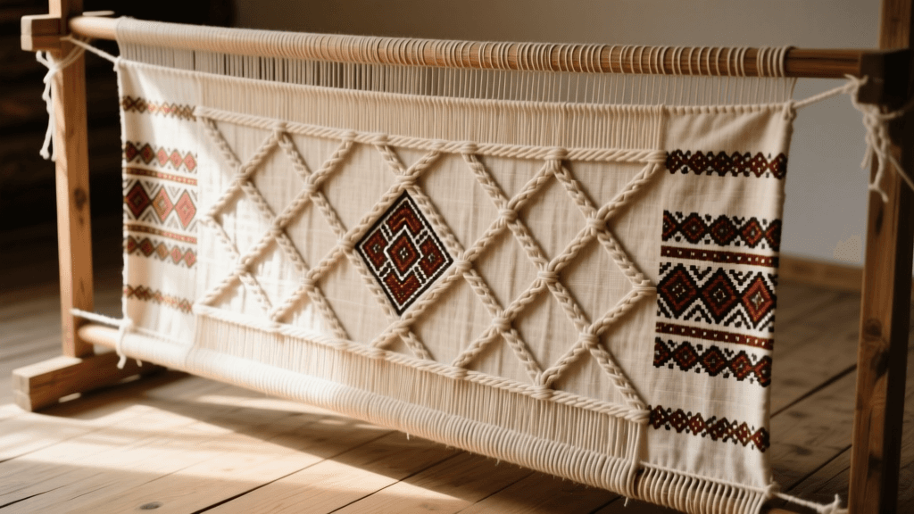 Loom-Width Slavic Rubakha and Romanian Ie Patterns 2026