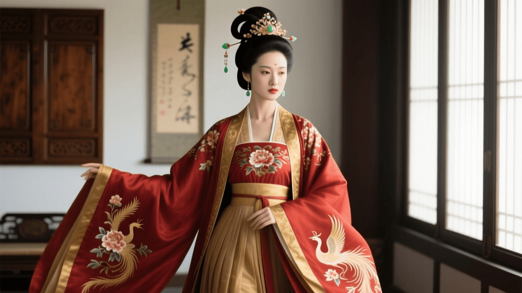 Decoding Tang Dynasty Hanfu: Wu Zetian's Iconic Style