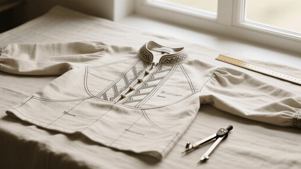 Drafting the Traditional Bunad Skjorte: Zero-Waste Patterns 2026