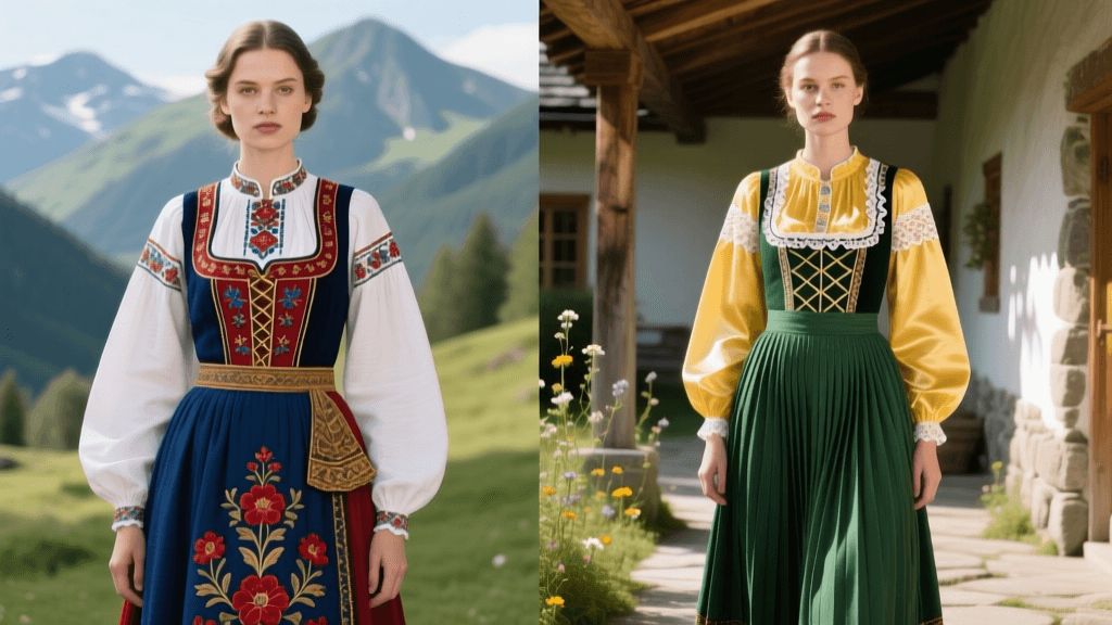 Hardanger Bunad vs Miesbacher Dirndl: 2026 Folk Dress Guide