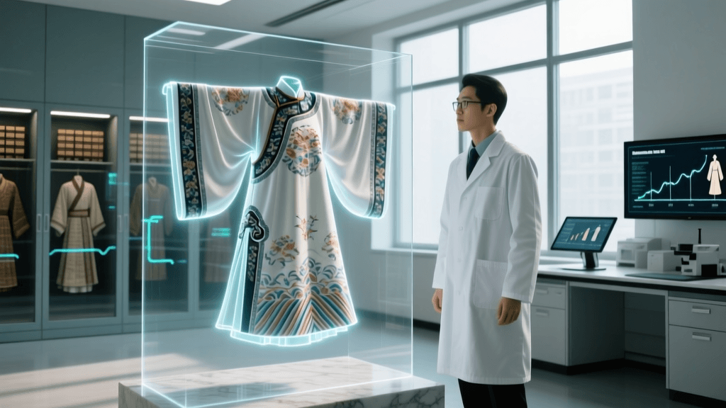 3D Fabric Drape Analysis in Chinese Fashion History Research 2026